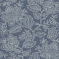 Acquire 2861-25734 Equinox Larkin Blue Floral Blue A-Street Prints Wallpaper