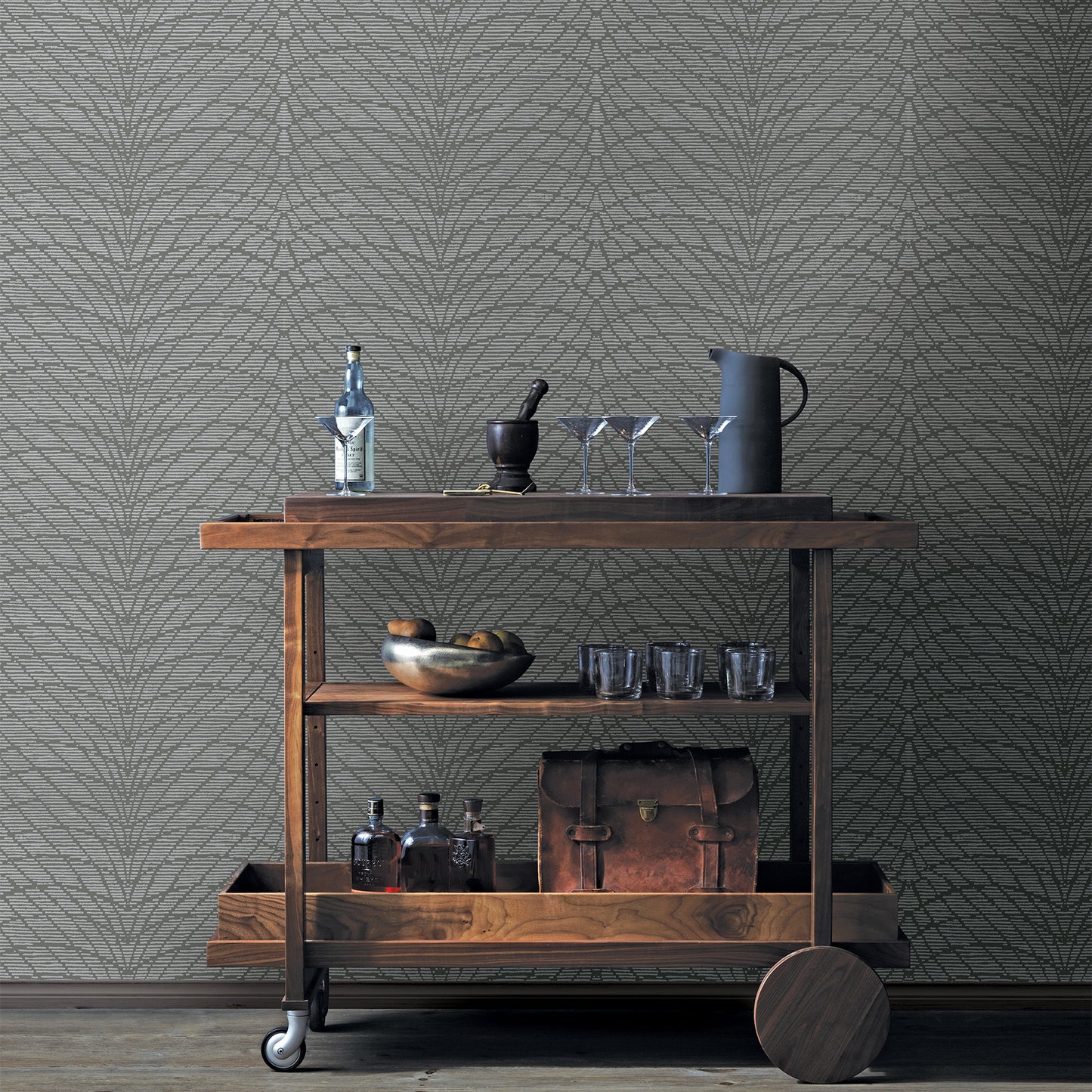 Save on 2861-25744 Equinox Aperion Taupe Chevron Taupe A-Street Prints Wallpaper