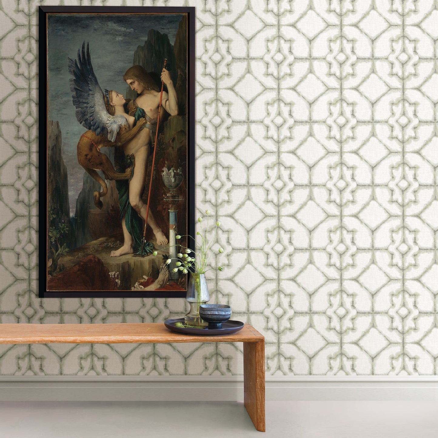 Save on 2902-25531 Theory Verandah Moss Shibori A Street Prints Wallpaper