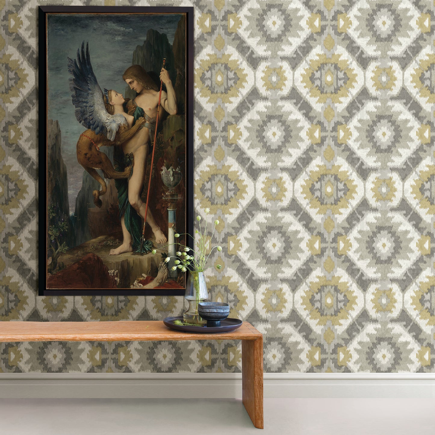 Shop 2902-25549 Theory Kazac Grey Shibori A Street Prints Wallpaper