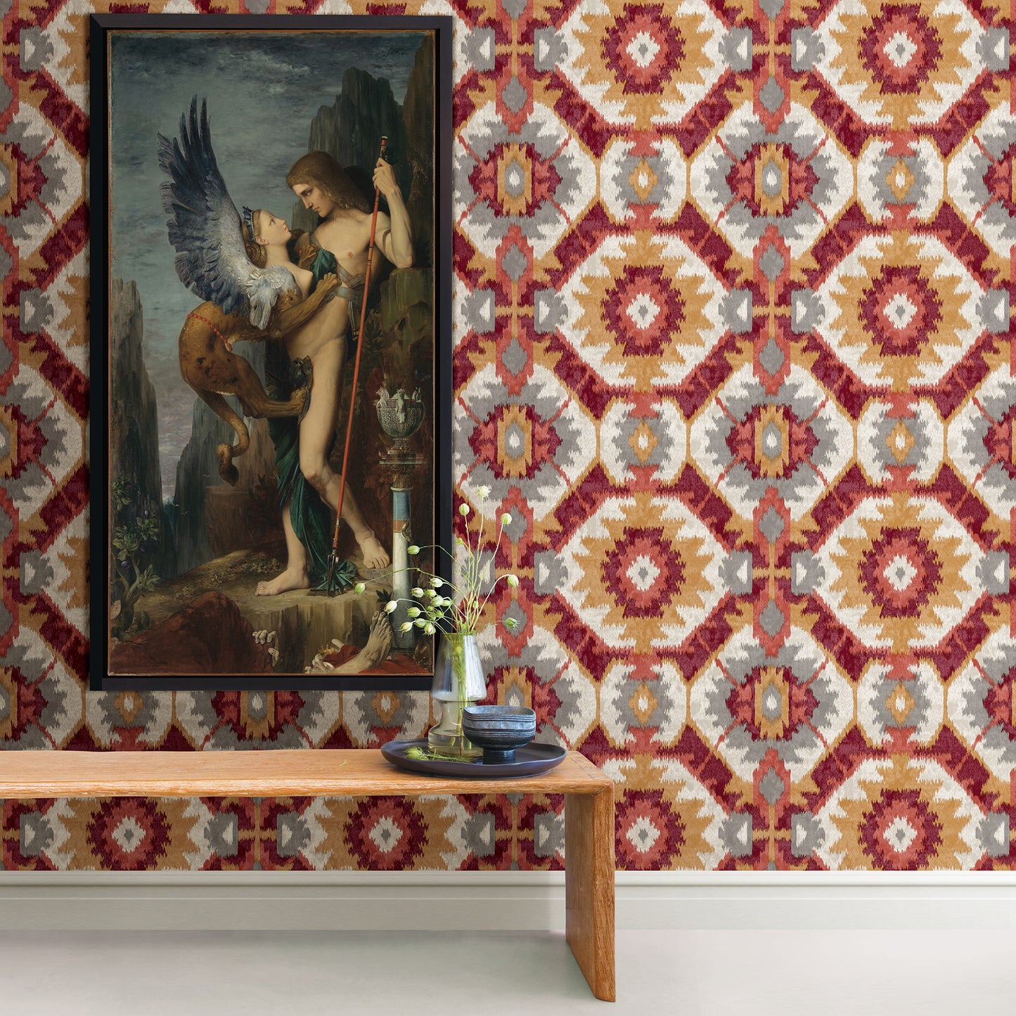 View 2902-25551 Theory Kazac Multicolor Shibori A Street Prints Wallpaper