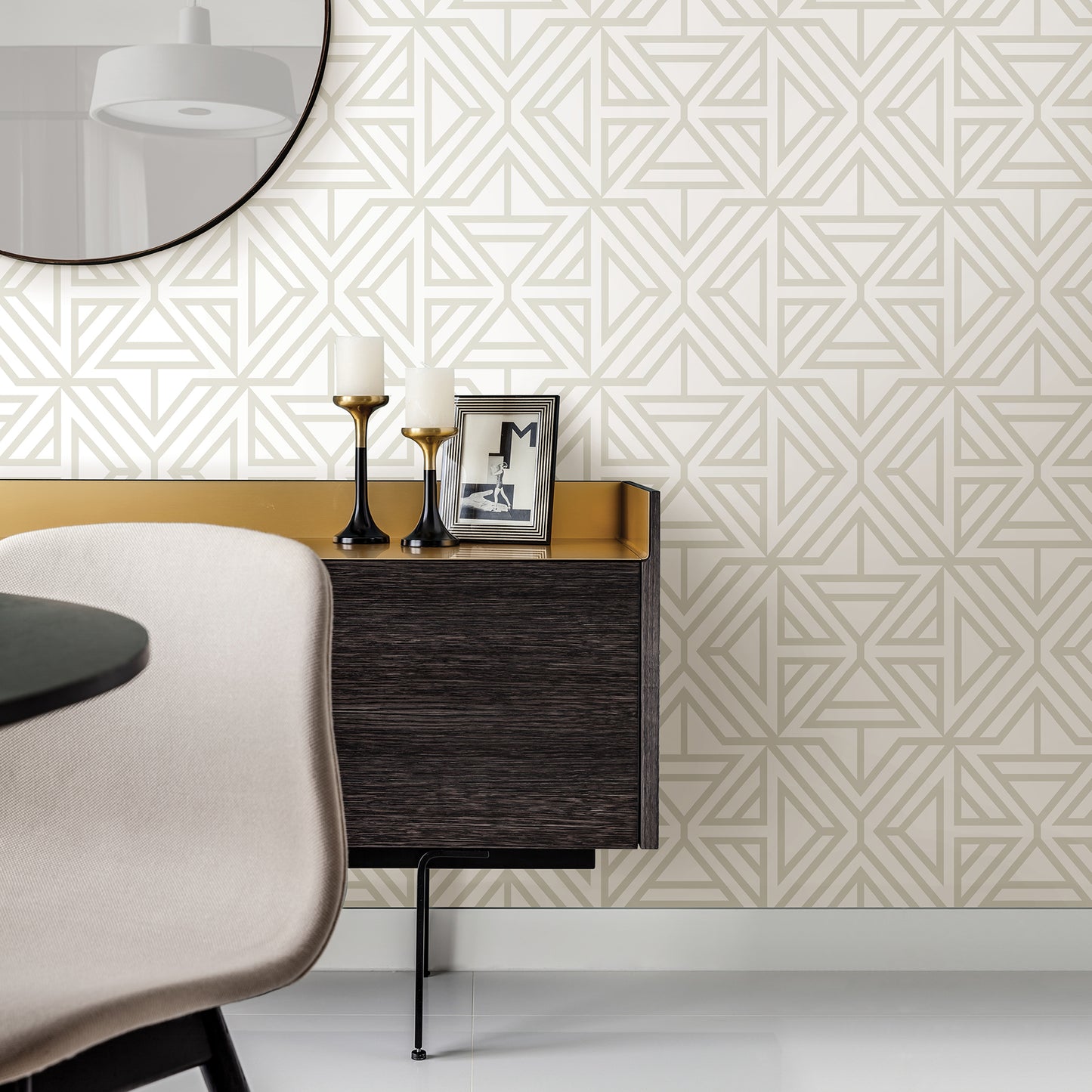 Search 2902-25554 Theory Helios Bone Geometric A Street Prints Wallpaper