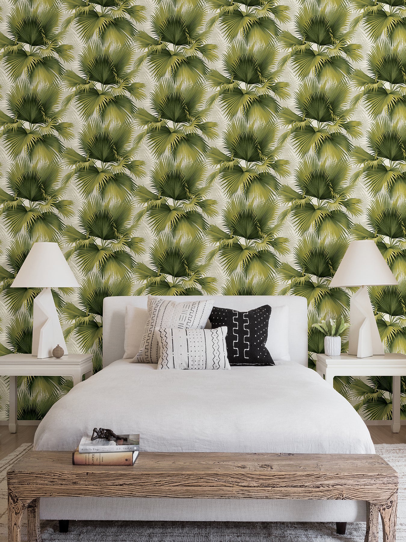 Save on 2927-40114 Newport Summer Palm Green Tropical Green A-Street Prints Wallpaper