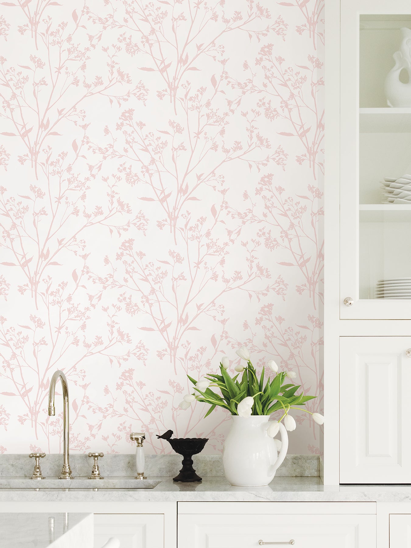 Save on 2927-80701 Newport Southport Blush Delicate Branches Blush A-Street Prints Wallpaper