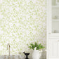 Select 2927-80704 Newport Southport Chartreuse Delicate Branches Chartreuse A-Street Prints Wallpaper
