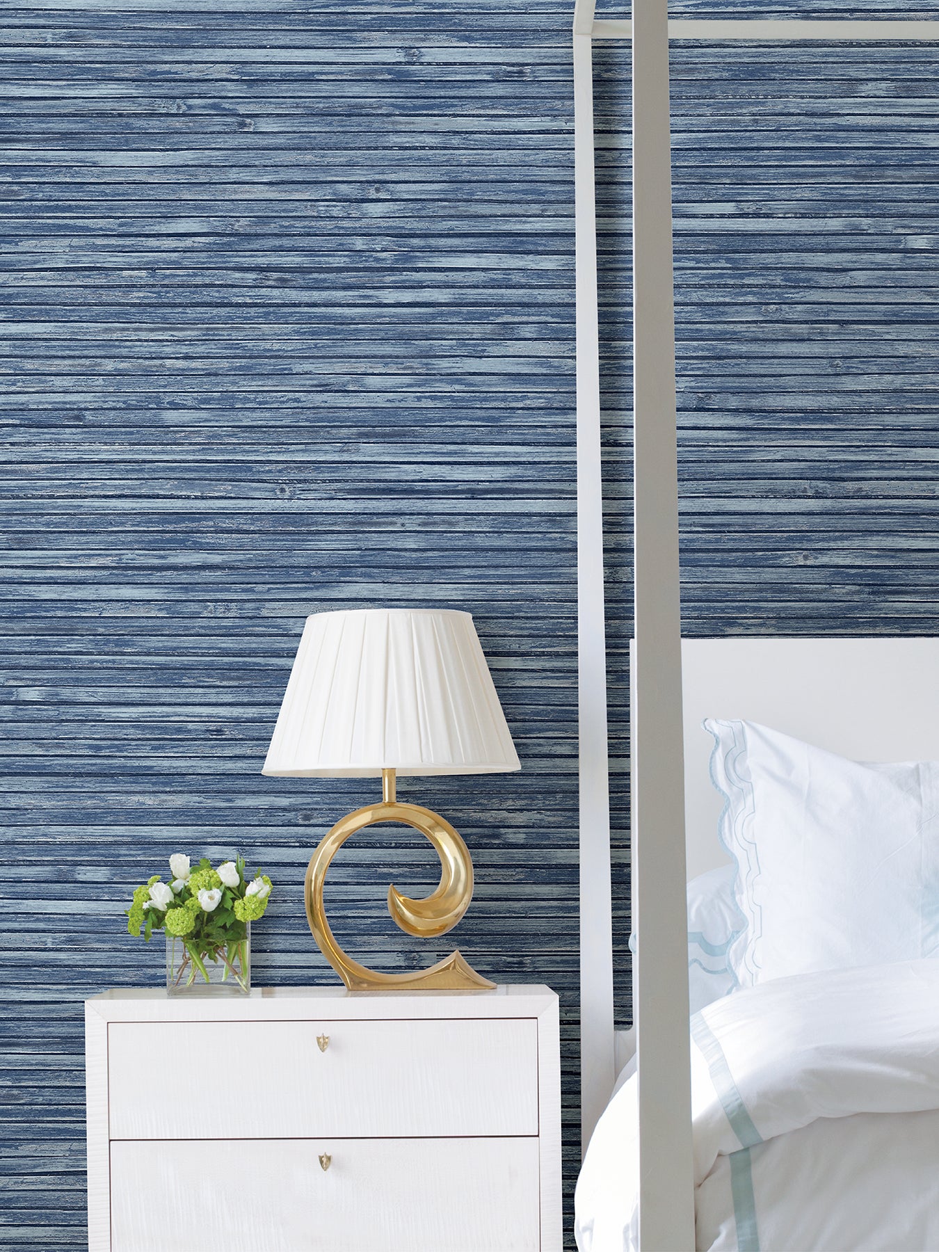 Purchase 2927-81302 Newport Bellport Denim Wooden Slat Denim A-Street Prints Wallpaper