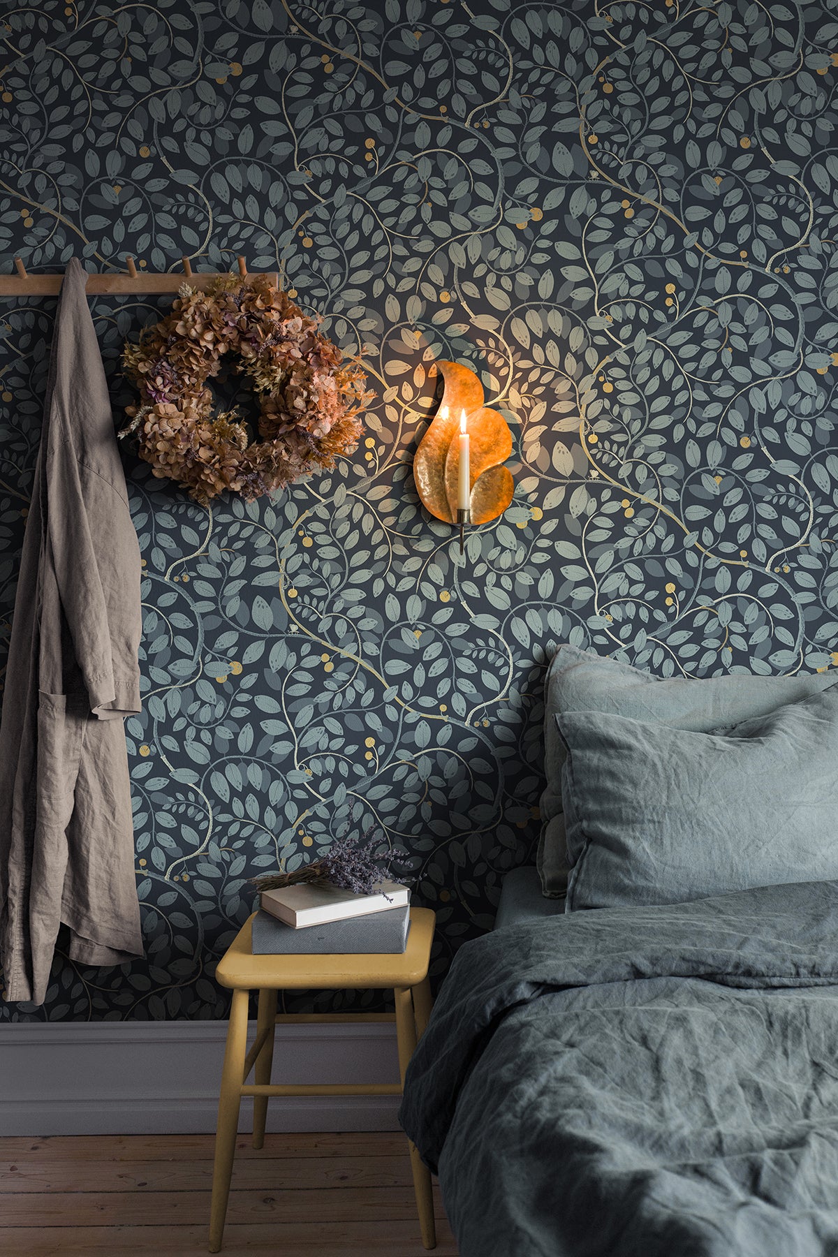 Looking for 2932-65106 Lina Kirke Blue Leafy Vines Blue A-Street Prints Wallpaper