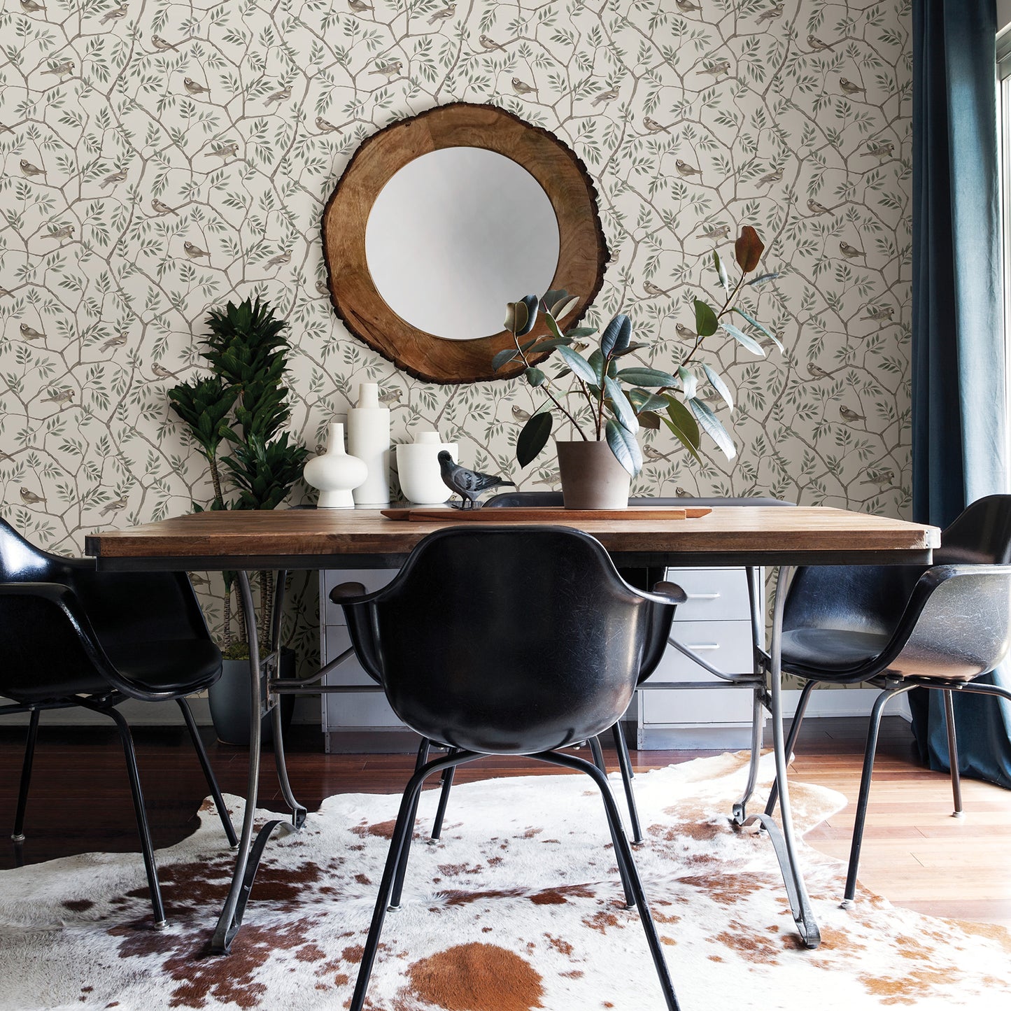 Find 2948-27015 Spring Crossbill Off-White Branches Off-White A-Street Prints Wallpaper