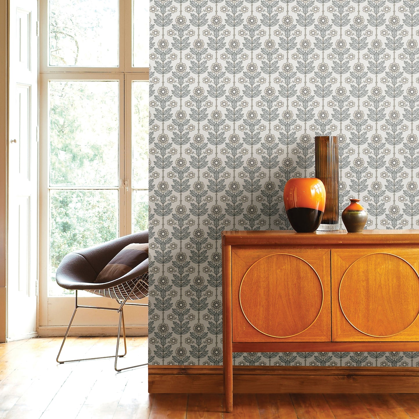 Search 2948-28005 Spring Aya White Floral White A-Street Prints Wallpaper