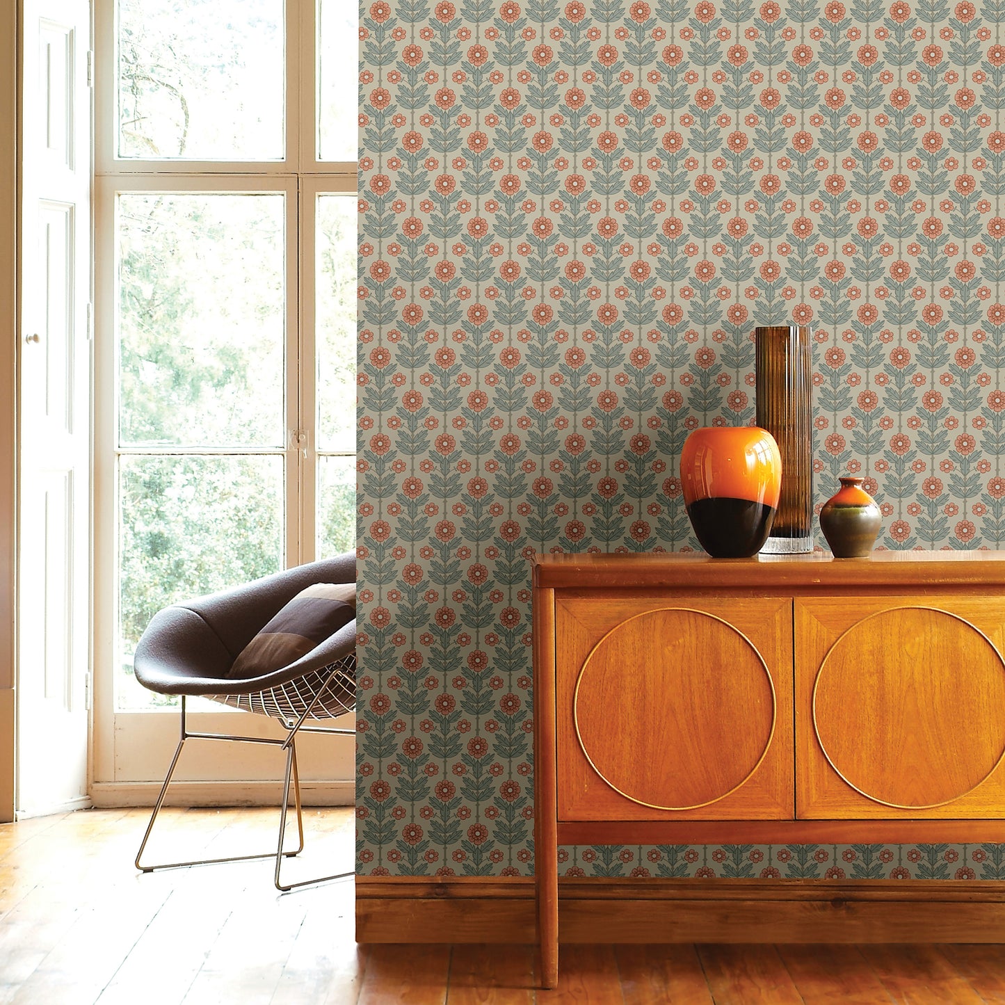 Select 2948-28006 Spring Aya Beige Floral Beige A-Street Prints Wallpaper