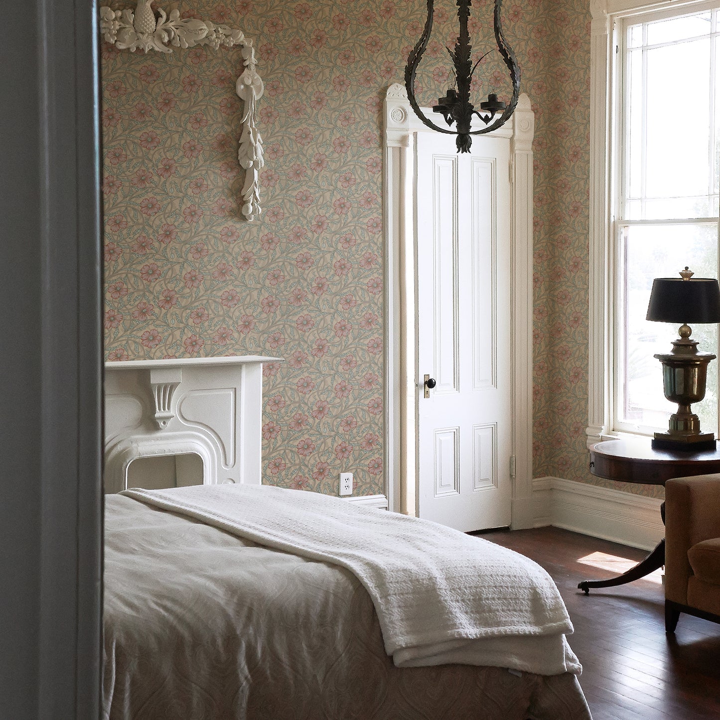 Acquire 2948-28026 Spring Imogen Light Brown Floral Brown A-Street Prints Wallpaper