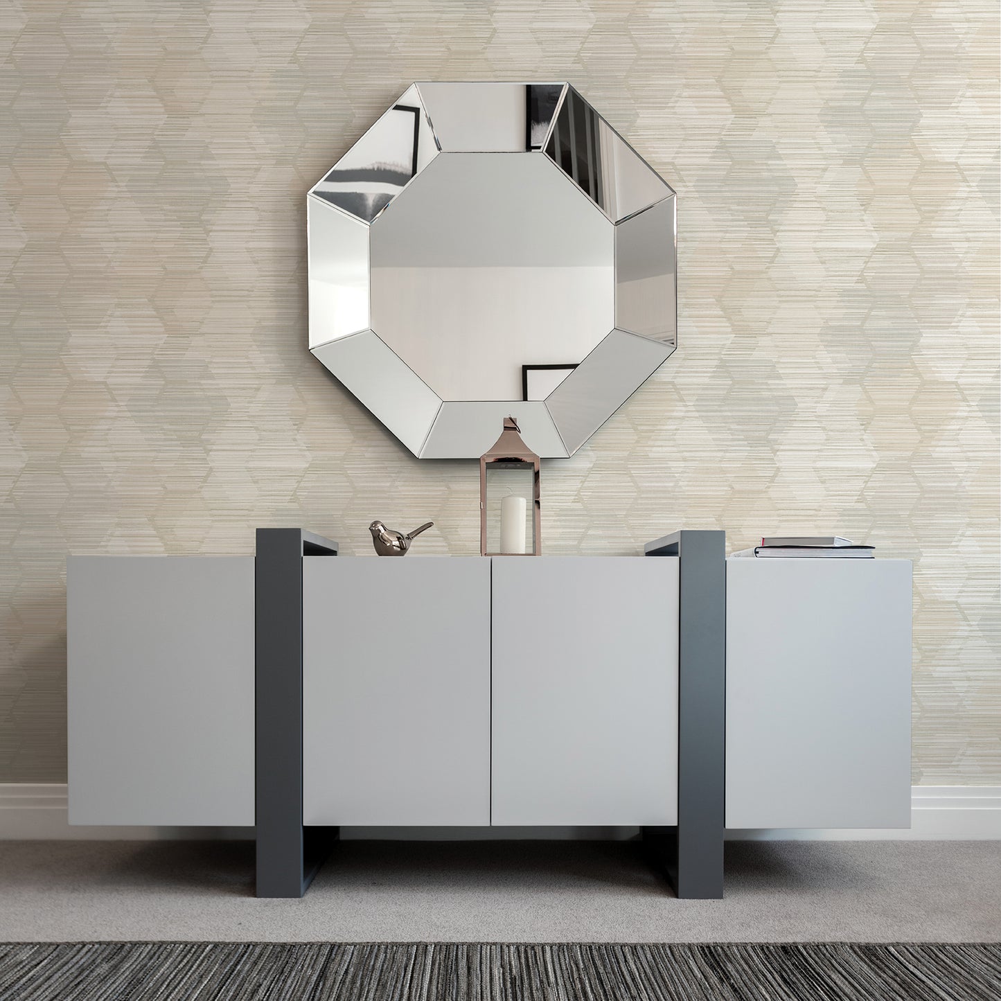 Search 2949-60507 Imprint Jabari Beige Geometric Faux Grasscloth Beige A-Street Prints Wallpaper