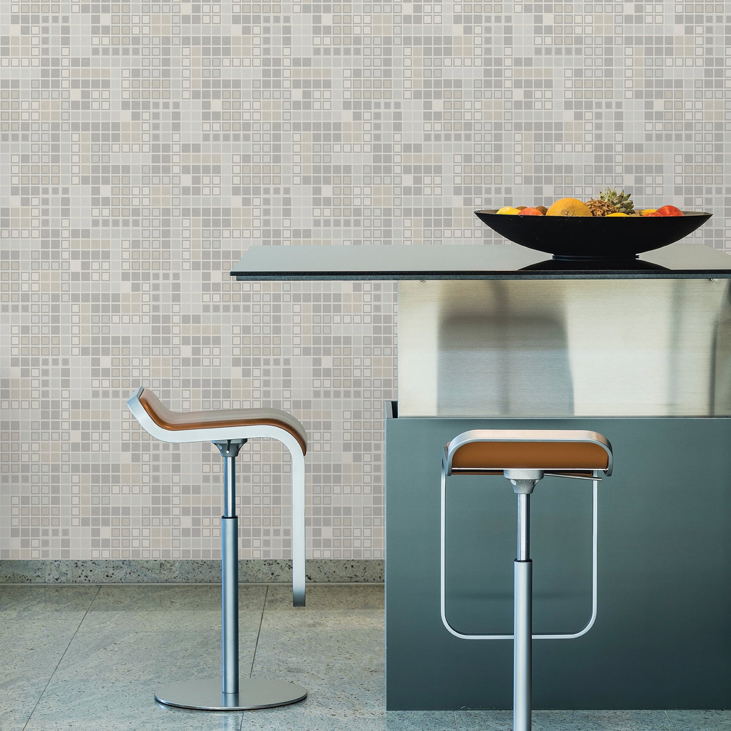 Purchase 2949-60708 Imprint Bantry Light Grey Geometric Grey A-Street Prints Wallpaper