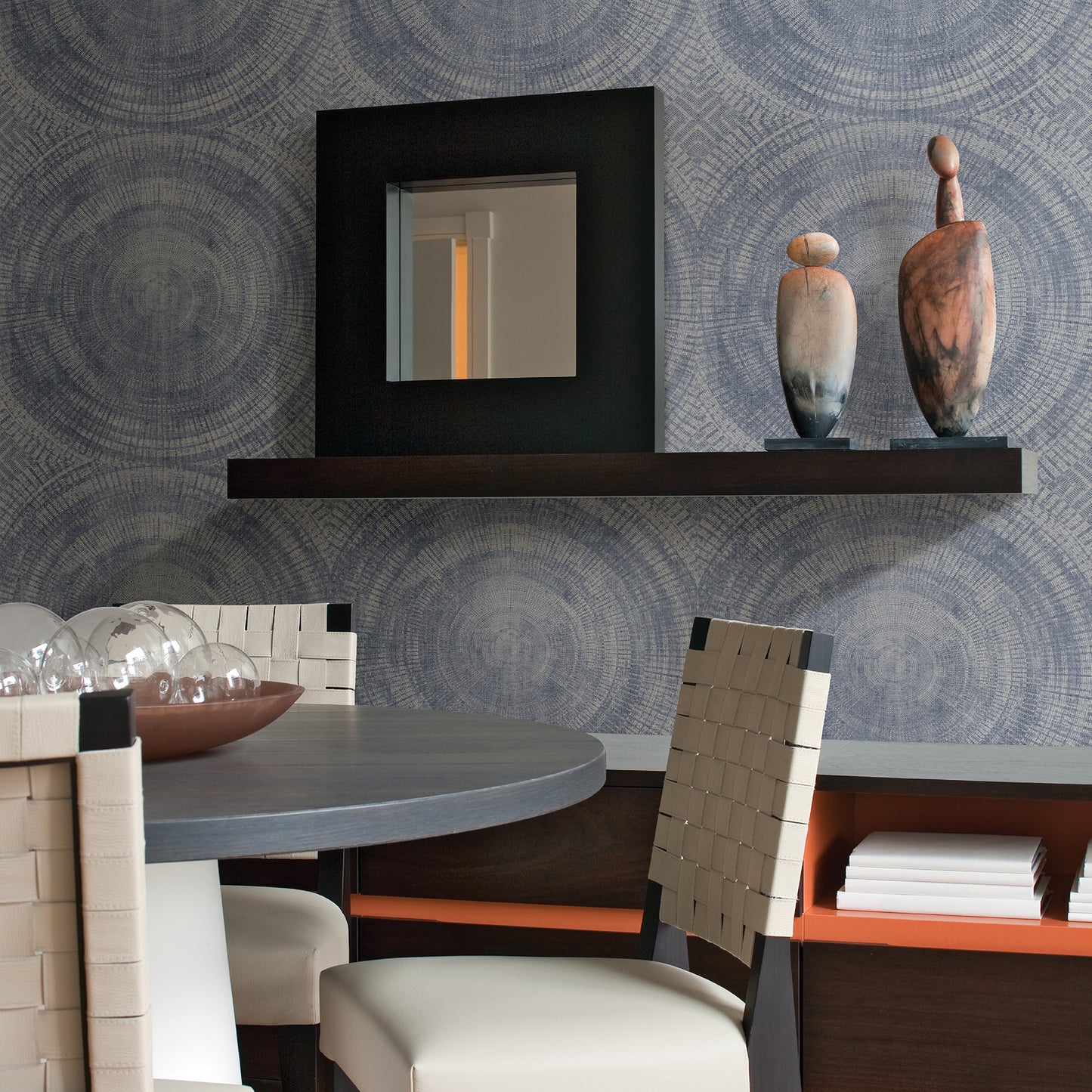 Search 2949-61102 Imprint Lalit Light Blue Medallion Blue A-Street Prints Wallpaper