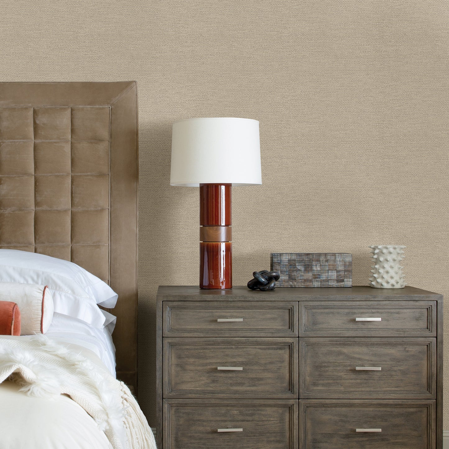 Looking for 2971-86353 Dimensions Jordan Beige Faux Tweed Beige A-Street Prints Wallpaper
