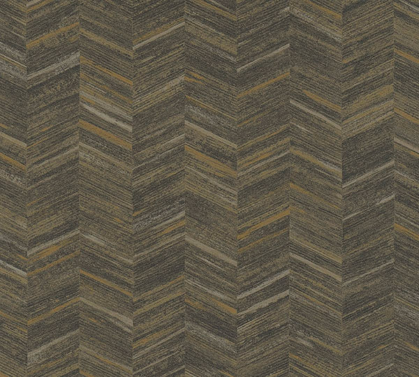 Purchase 2980-38309-7 Advantage Wallpaper, Tatlin Brown Chevron - Splash