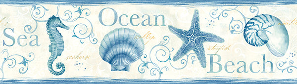Order 3113-53561B Seaside Living Nautical by Chesapeake Wallpaper