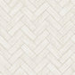 Acquire 3122-10100 Flora & Fauna Kaliko White Wood Herringbone Neutral by Chesapeake Wallpaper