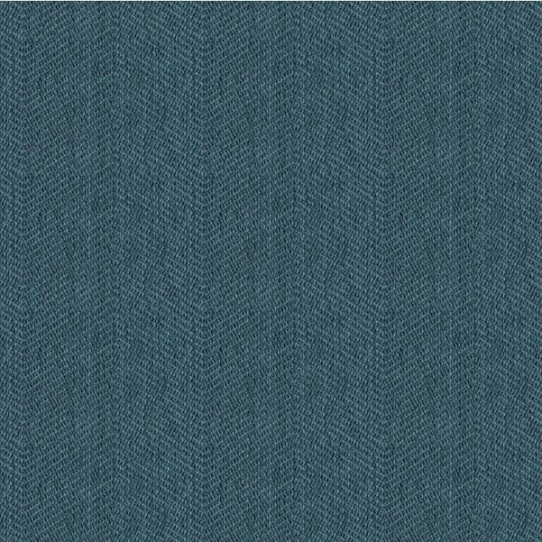 Save Kravet Smart Fabric - Blue Herringbone/Tweed Upholstery Fabric