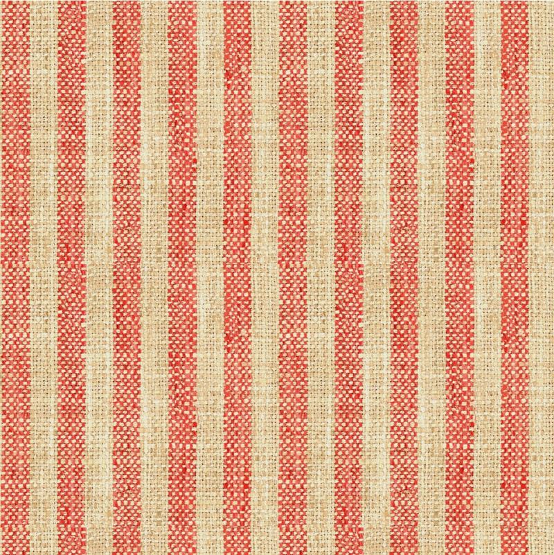 Looking 34080.716.0 Stripes Coral Kravet Basics Fabric