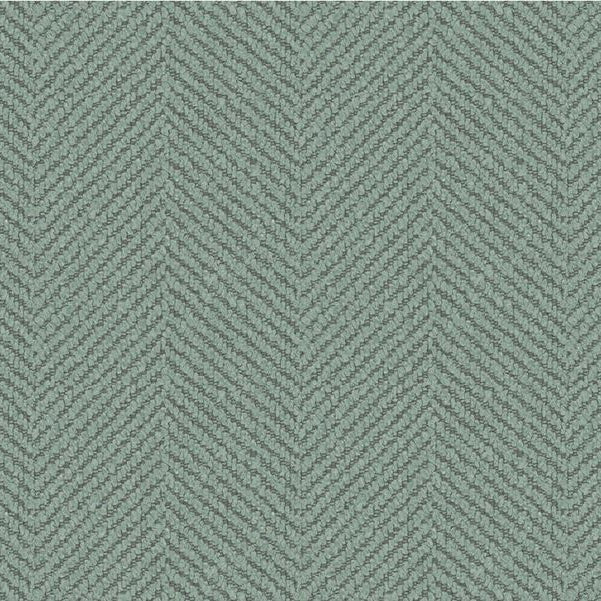 Looking Kravet Smart Fabric - Turquoise Herringbone/Tweed Upholstery Fabric