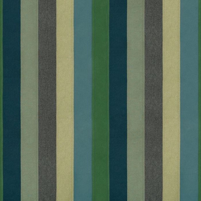 Select 34913.35.0 New Suit Peacock Stripes Emerald Kravet Couture Fabric
