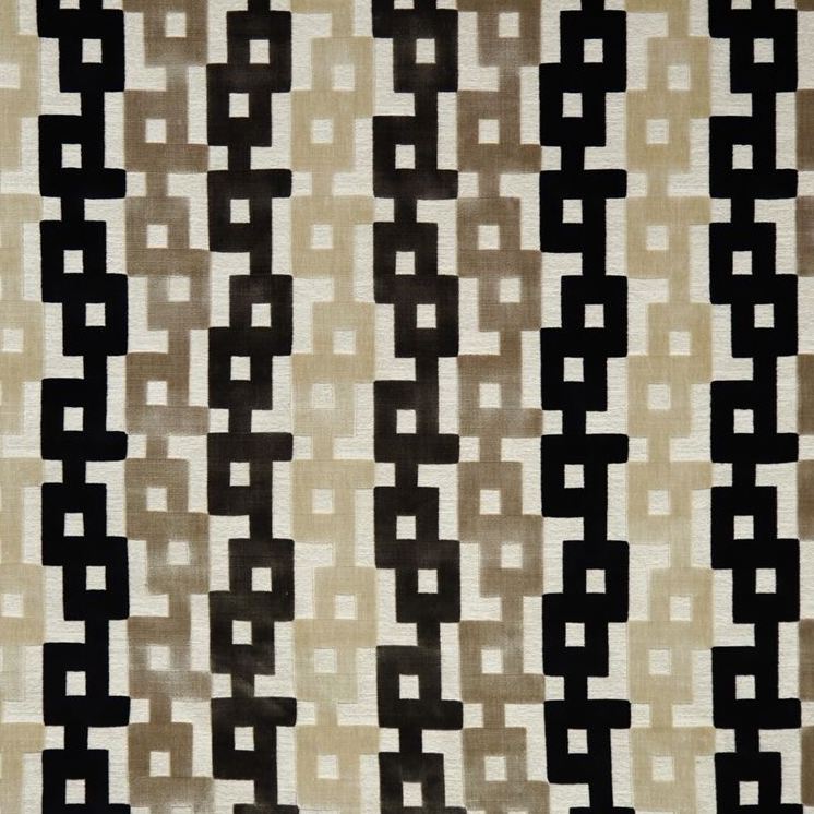 Looking 35856.816.0 Chain Velvet Beige Geometric Kravet Couture Fabric