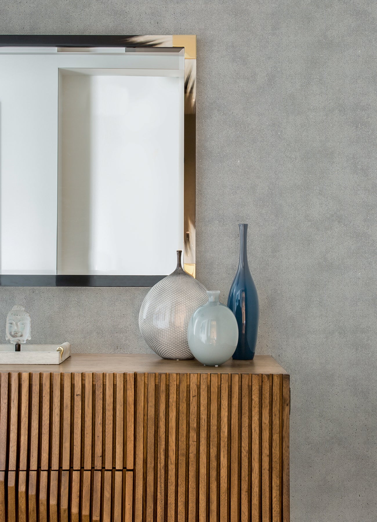 Acquire 4019-86433 Lustre Cibola Silver Stone Silver A-Street Prints Wallpaper