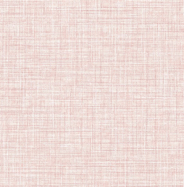 Purchase 4046-24272 A-Street Wallpaper, Tuckernuck Pink Linen - Aura12