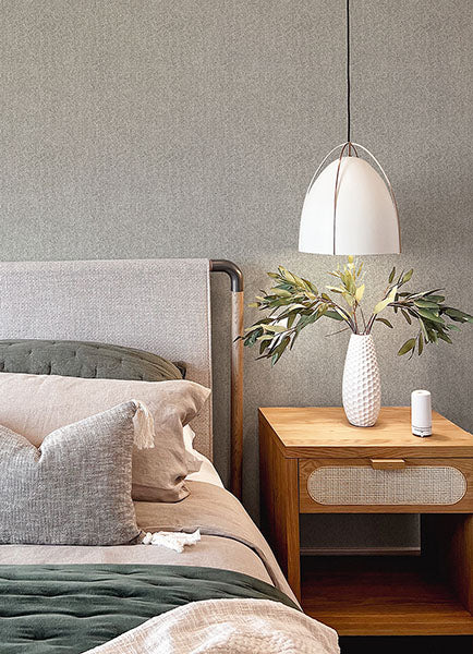 Purchase 4046-26163 A-Street Wallpaper, Ashbee Dark Grey Tweed - Aura12