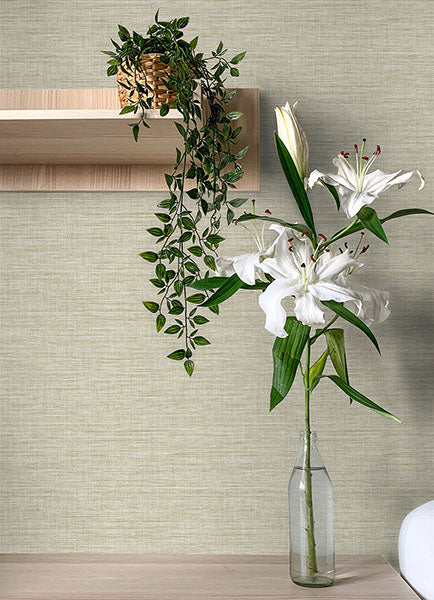 Purchase 4046-26463 A-Street Wallpaper, Exhale Light Yellow Texture - Aura12