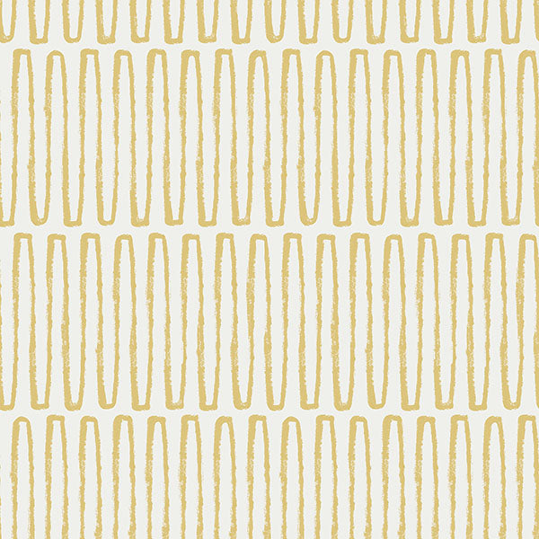 Purchase sample of 4066-26500 Hannah, Lars Mustard Retro Wave Mustard by A-Street Prints Wallpaper