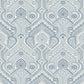 Purchase 4074-26611 A-Street Wallpaper, Fernback Blue Ornate Botanical - Georgia