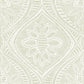 Purchase 4074-26643 A-Street Wallpaper, Scout Moss Floral Ogee - Georgia