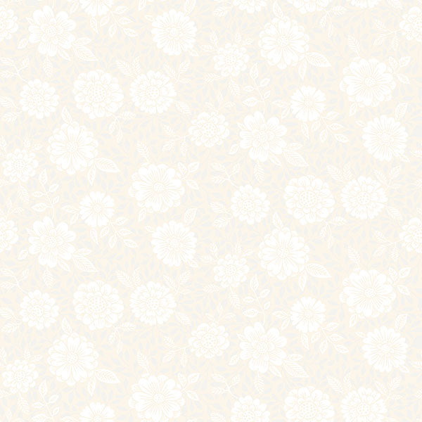 Purchase sample of 4080-15907 Ingrid, Lizette Cream Charming Floral Cream by A-Street Prints Wallpaper