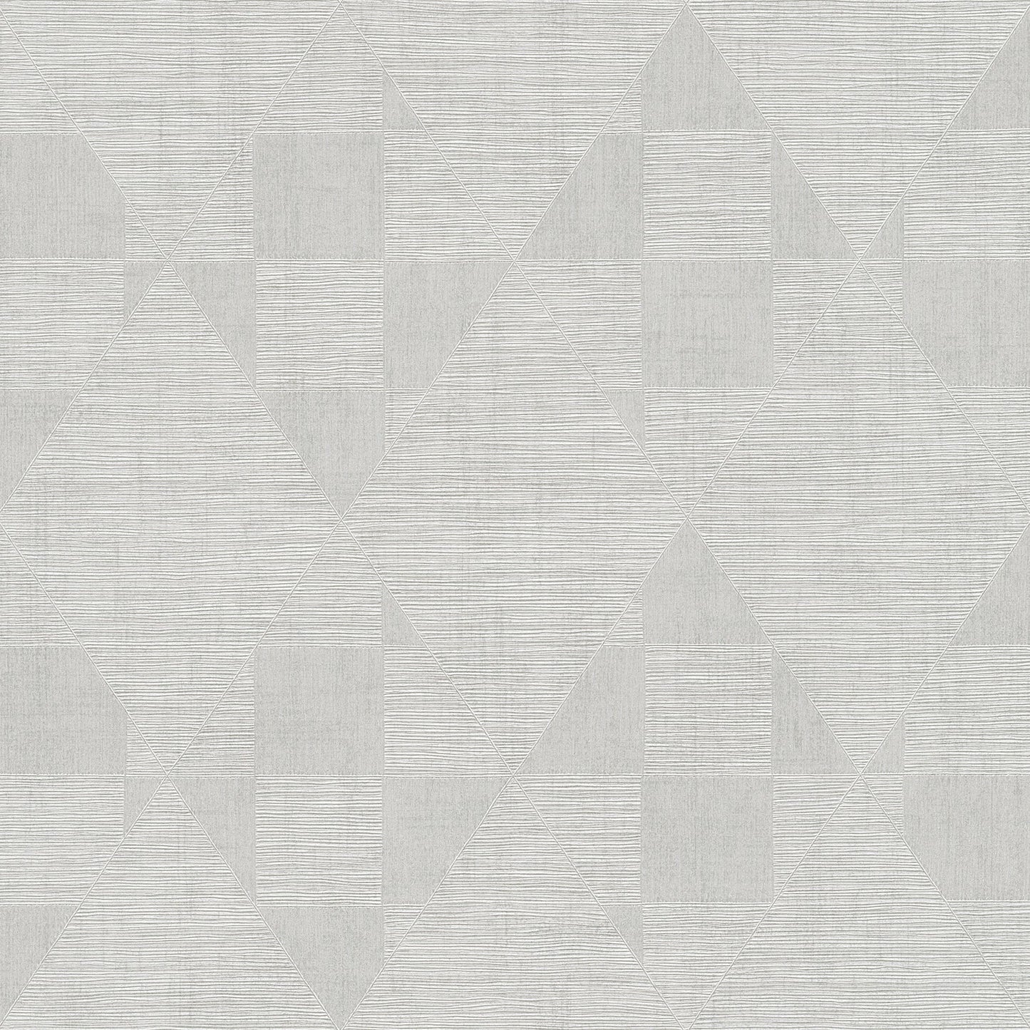 Select 4082-381962 Titanium Wegener Silver Geometric Wallpaper Silver by Advantage