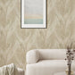Purchase 4096-520033 Advantage Wallpaper, Blake Light Grey Leaf - Concrete1