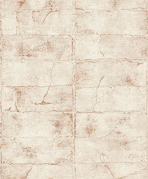 Purchase 4096-520149 Advantage Wallpaper, Clay Rust Stone - Concrete
