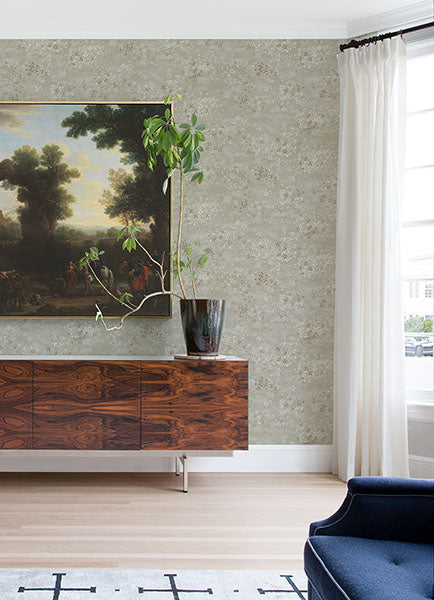 Purchase 4105-86428 A-Street Wallpaper, Arian Champagne Inkburst - Lumina12