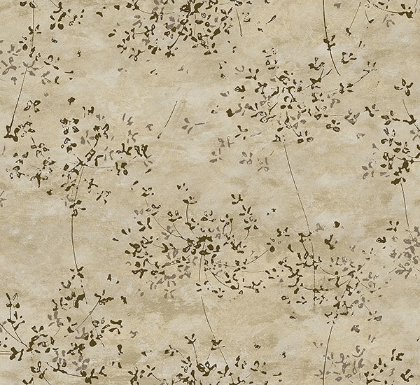 Purchase 4105-86430 A-Street Wallpaper, Arian Gold Inkburst - Lumina