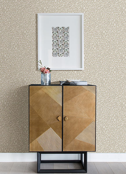 Purchase 4105-86624 A-Street Wallpaper, Soma Silver Metallic Crackling - Lumina12