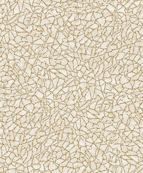 Purchase 4105-86625 A-Street Wallpaper, Soma Gold Metallic Crackling - Lumina