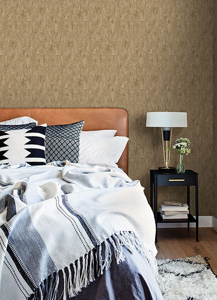 Purchase 4105-86636 A-Street Wallpaper, Diorite Brass Splatter - Lumina12