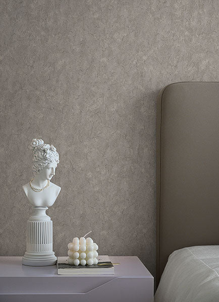 Purchase 4105-86647 A-Street Wallpaper, Pliny Light Grey Distressed Texture - Lumina1