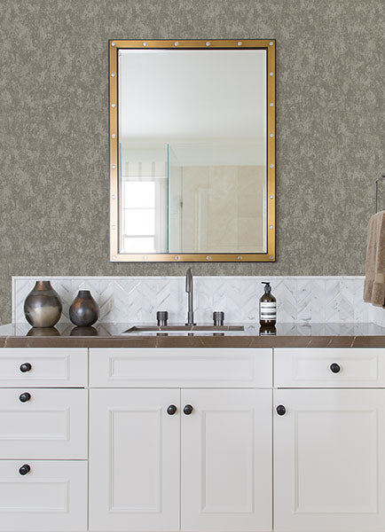 Purchase 4105-86660 A-Street Wallpaper, Haliya Sterling Metallic Plaster - Lumina12