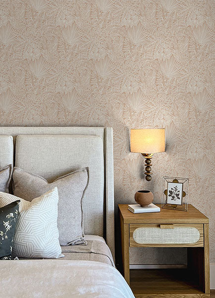 Purchase 4120-26801 A-Street Wallpaper, Vita Blush Botanical - Middleton12