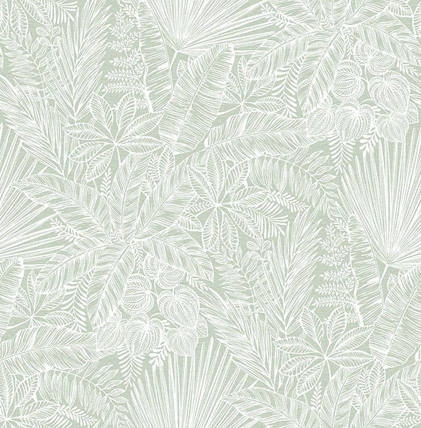 Purchase 4120-26803 A-Street Wallpaper, Vita Sage Botanical - Middleton