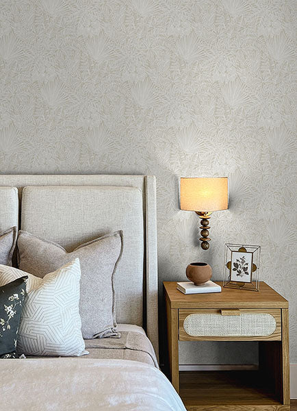 Purchase 4120-26805 A-Street Wallpaper, Vita Off-White Botanical - Middleton12