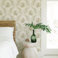 Purchase 4121-26913 A-Street Wallpaper, Calla Taupe Painted Palm Wallpaper - Mylos1