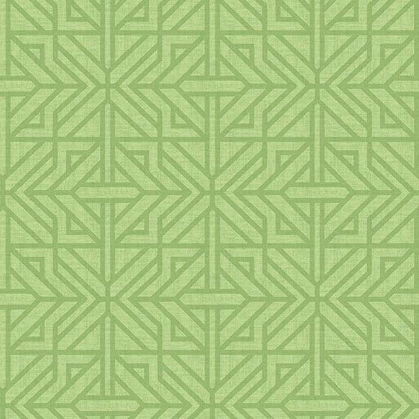 Purchase 4121-26927 A-Street Wallpaper, Hesper Green Geometric Wallpaper - Mylos